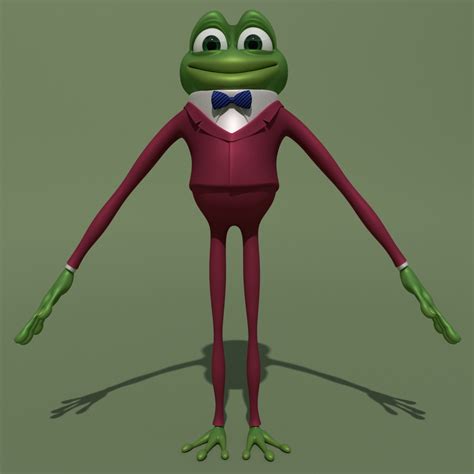 ArtStation - Cartoon Frog in Suit | Resources