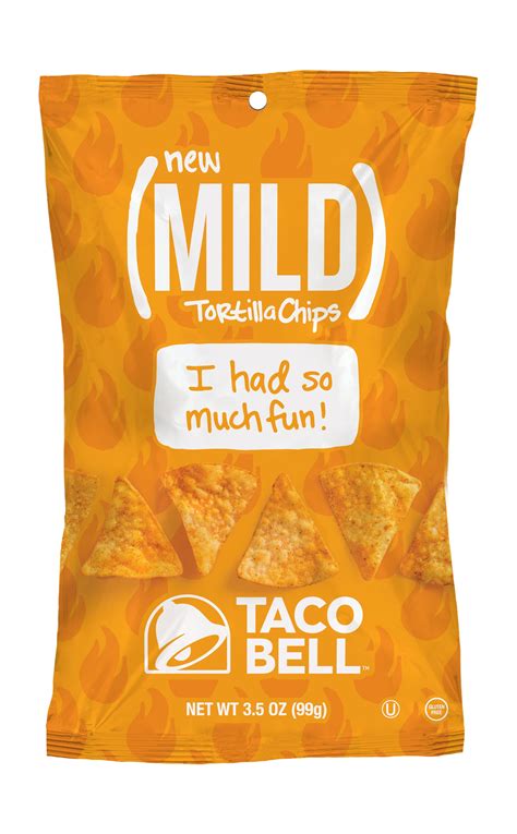 Taco Bell Mild! Gluten-Free Tortilla Chips, Snack Pack, 3.5 oz ...