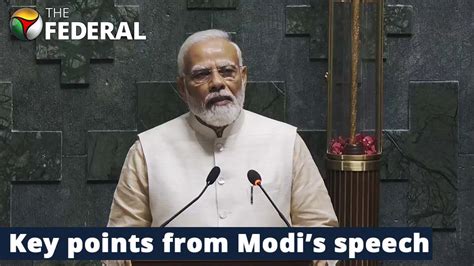 Top 10 takeaways from Modi speech at new Parliament inauguration