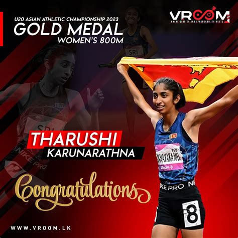 Vroom Sri Lanka - Congratulations to Tharushi Karunarathna...