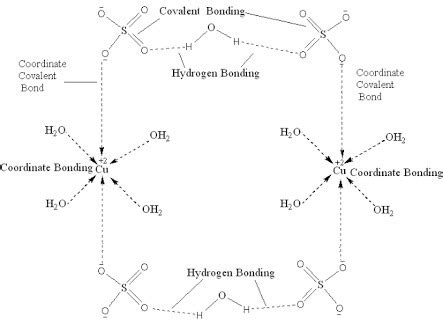 VERY VERY VERY URGENT Draw the structure of CuSO4 5H2O and represent the types of bonds present ...