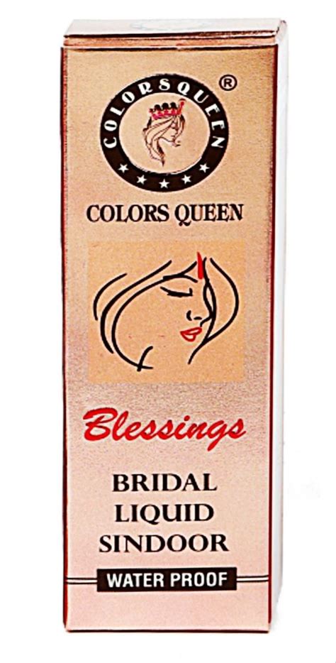 Maroon Colors Queen Blessings Bridal Waterproof Sindoor, Packaging Size: 20 X 15 X 5 cm at Rs ...