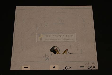 The Prop Gallery | Mr DNA cartoon animation cell and drawing