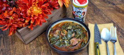 Gumbo Style Collard Greens | Smokin’ and Grillin’ wit AB’s Collard Greens Recipe, Andouille ...