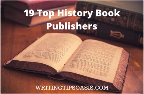 19 Top History Book Publishers - Writing Tips Oasis - A website dedicated to helping writers to ...