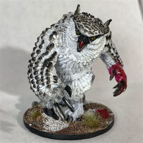 Owlbear | Mini paintings, Dungeons and dragons miniatures, Dnd miniatures