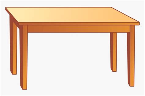 Transparent Cartoon Desk Png - Transparent Background Cartoon Table ...