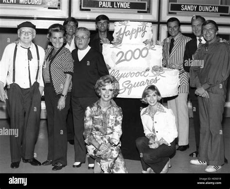 THE HOLLYWOOD SQUARES, from left: Charlie Weaver, Rose Marie, John ...