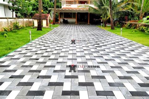 Car Porch Tiles Design In Kerala - Design Talk