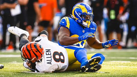 Highlights: Rams DL Keir Thomas gobbles up Bengals QB Brandon Allen for ...