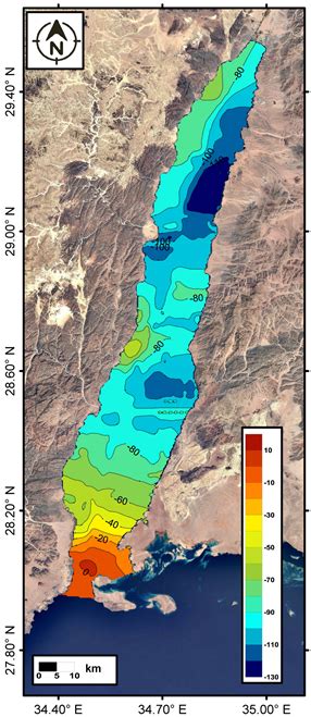 Evaluation of the Crustal Features of the Gulf of Aqaba Deduced from ...