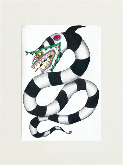 "Beetlejuice Sandworm " Photographic Print for Sale by jilue | Redbubble