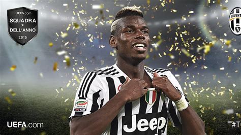 Pogba named in UEFA 2015 Team of the Year - Juventus