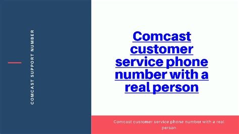 Easy way to Connect Comcast customer service phone number with a real…