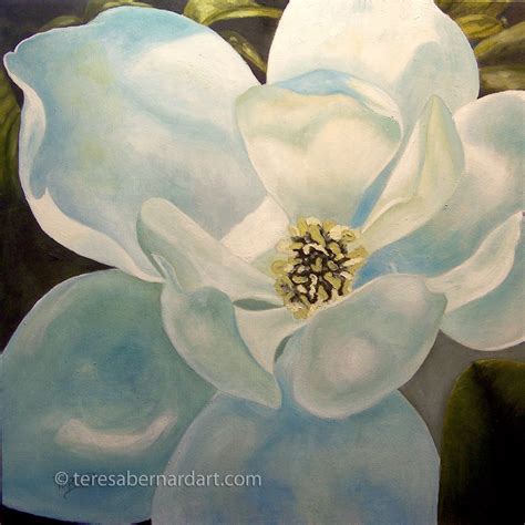 Magnolia Blossom - Teresa Bernard Oil Paintings