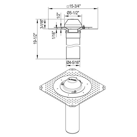 ROOF DRAIN FOR SIPHONIC - (401.204.110) - BLÜCHER