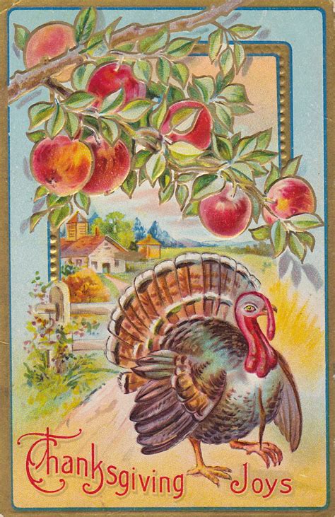 Cottage and Broome: Vintage Thanksgiving Postcards