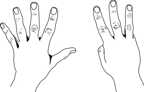 Free Finger Clipart Black And White, Download Free Finger Clipart Black And White png images ...