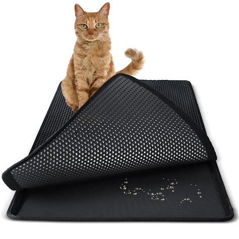 Wholesale BRAND Large Double Layer Cat Litter Mat Trapper EVA Waterproof Pad 3D Honeycomb Kitty ...