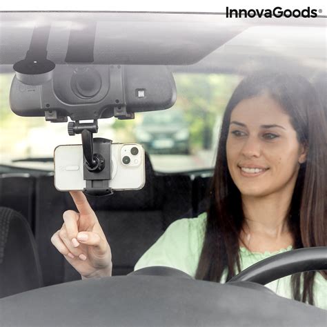 Smartphone Holder for Rearview Mirror Stropp InnovaGoods – InnovaGoods Store