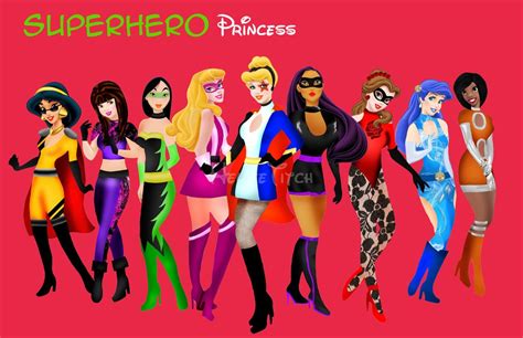 Disney princesses as super heroines - Disney Fan Art (37247072) - Fanpop