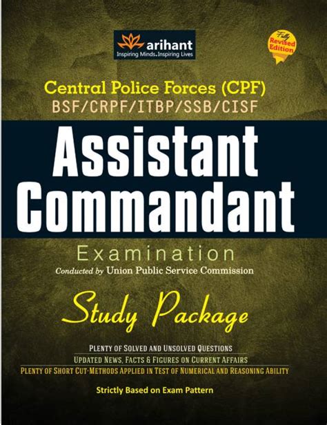 CPF Assistant Commandant Exam 1st Edition - Buy CPF Assistant ...