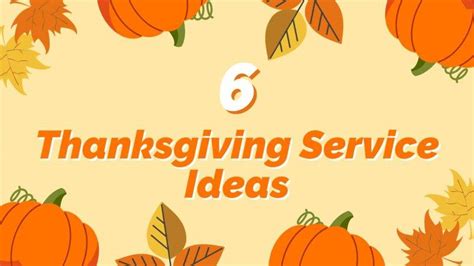 6 Ideas for a Powerful Thanksgiving Church Service - REACHRIGHT