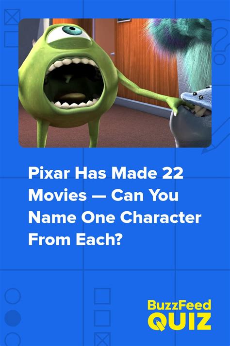 22 Pixar Characters Stand Between You And 100% On This Quiz | Disney ...