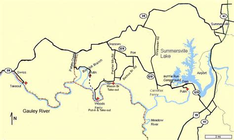 Gauley River Map