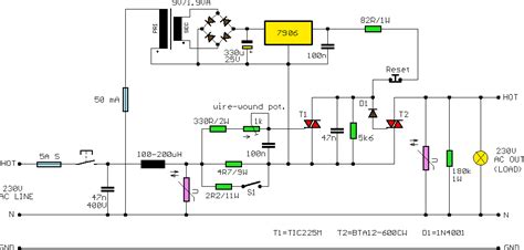 Fast Electronic Fuse Circuit Diagram