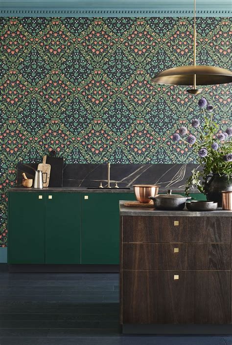 Country kitchen wallpaper: 25 ideas for charm and character | Homes ...