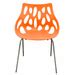 LavaFlow Plastic Stackable Chairs, Multiple Colors