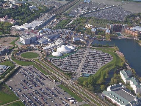 Aerial view of Disneyland Paris Resort - Disneyland Paris Photo ...