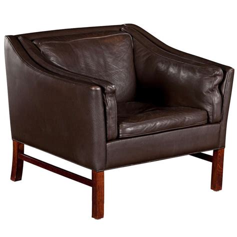 Modern Leather Armchair at 1stDibs