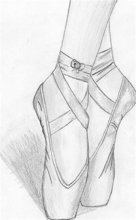 Ballet shoes by NCMG-96 on DeviantArt | Pencil drawings easy, Art drawings beautiful, Girl ...