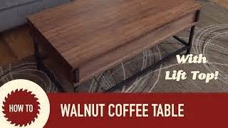 build lift top coffee table - Woodworking Challenge