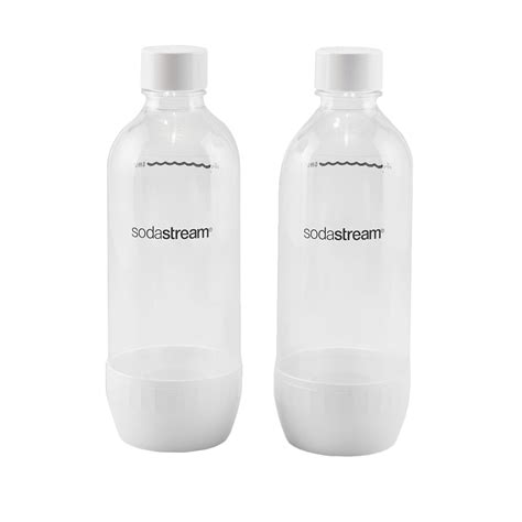 SodaStream 1 Liter Classic White Carbonating Bottle, 2 Count - Walmart.com