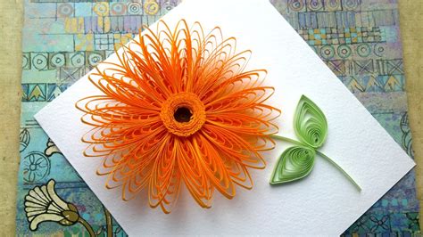 Quilling Flowers Tutorial: Quilling flowers wiht a comb tutorial. Quilling art. - YouTube