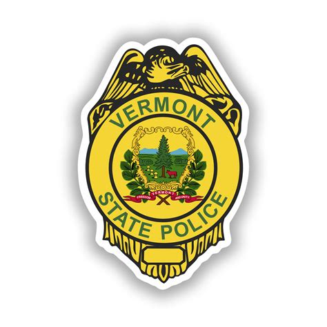 Vermont State Police Precision Cut Decal