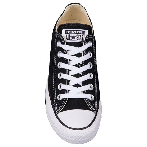 Converse Canvas All Star Ox Basketball Shoes in Black/White (Black) - Lyst