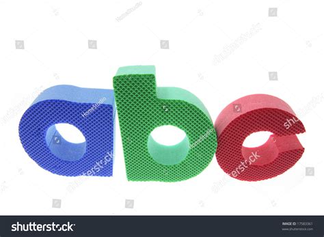 Abc Alphabets On Isolated White Background Stock Photo 17583361 ...