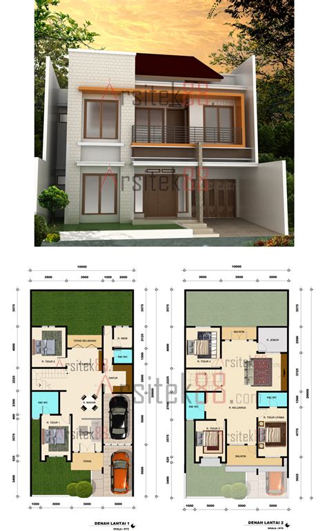 Sketsa Rumah Minimalis Modern - Homecare24