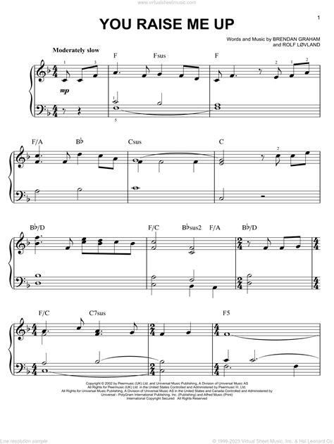 最高のコレクション you raise me up celtic woman sheet music pdf 295890-You raise ...