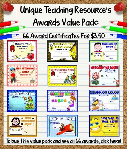 Awards and Certificates for Students