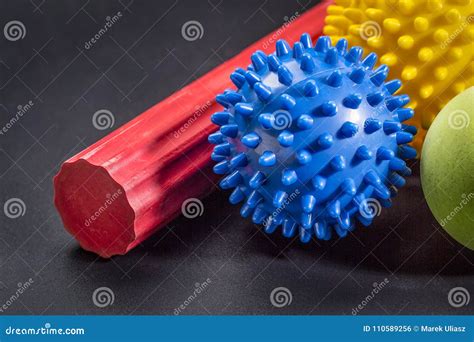 Self Massage and Reflexology Therapy Balls Stock Photo - Image of spiky ...