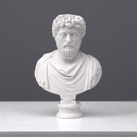 Marcus Aurelius Bust Sculpture Small Roman Emperor and Philosopher Statue Table Decor Ideas ...