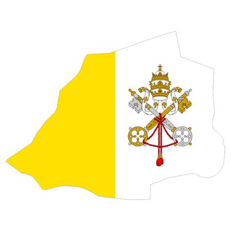 Vatican City Map Flag | Free SVG