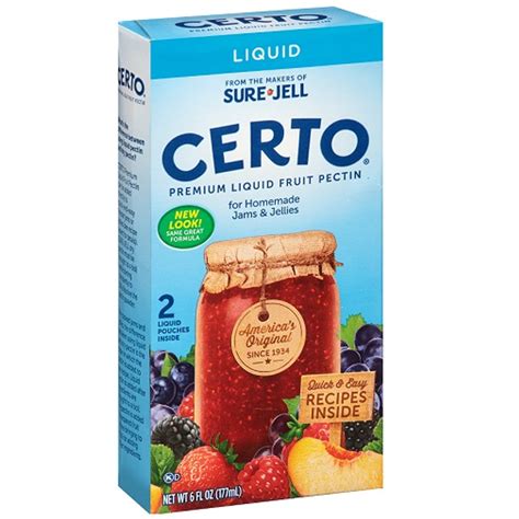 Sure Jell Certo Liquid Fruit Pectin 3 Pack - Shop Jadas