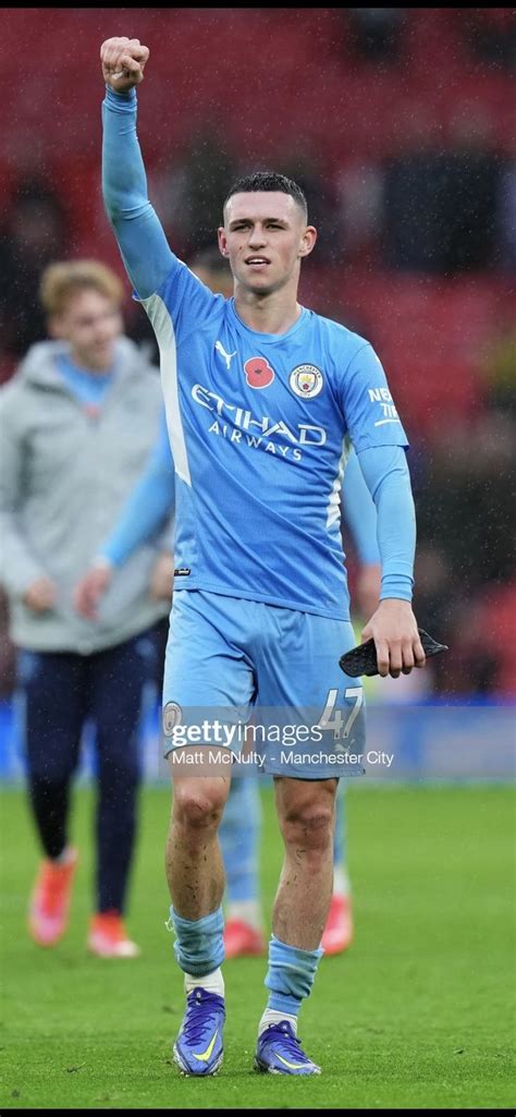 A bulging Phil Foden after Man City's victory at Old Trafford Love him ...