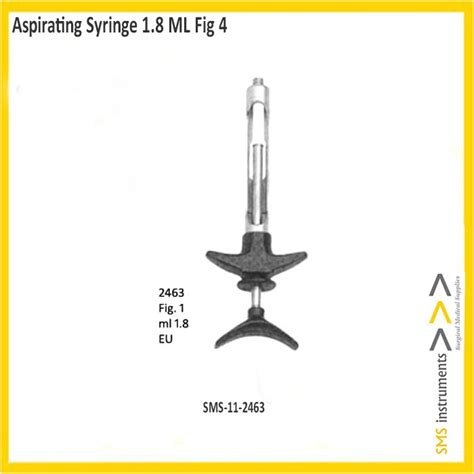 Aspirating Syringe 1.8 ml |Nazmed SMS Dental Instruments